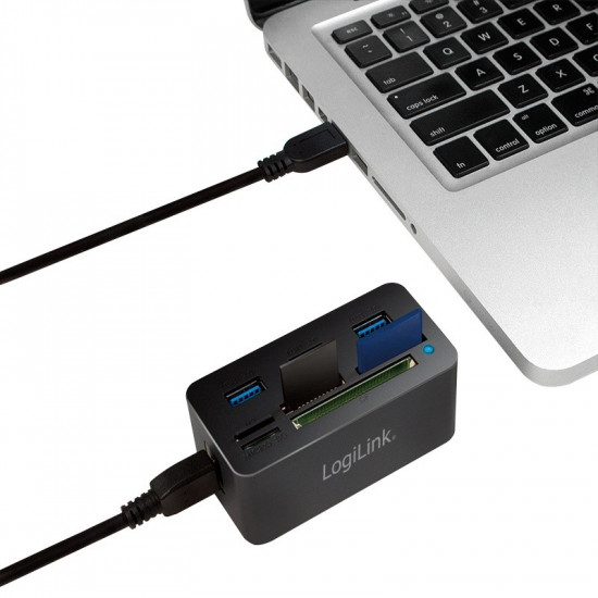 USB 3.0 Hub with all in one card reader