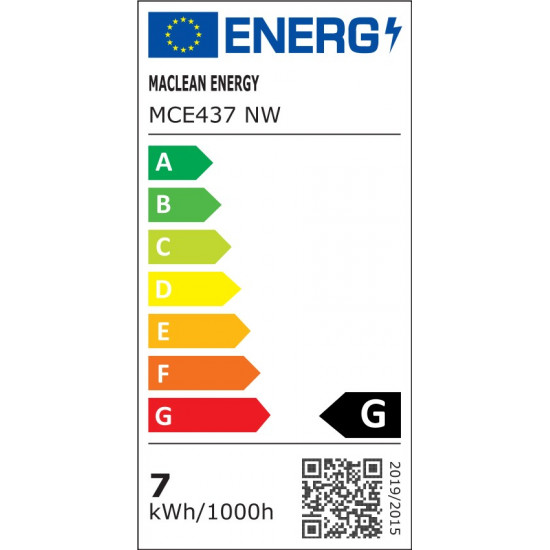 LED Bulb GU10 7W MCE437 NW