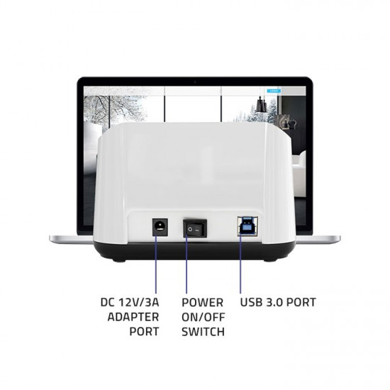 HDD SSD 2.5 3.5 docking station,SATA III,USB3.0