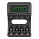 Battery charger for Ni MH type R03 AAA R6 A