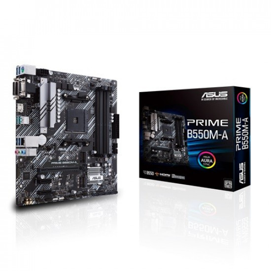 Motherboard PRIME B550M-A AM4 4DDR4 DVI-D/HDMI M.2 mATX