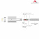 Lightning USB USB Cable MCE161- Quick & Fast Charge