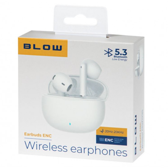 Earbuds ENC white headphones