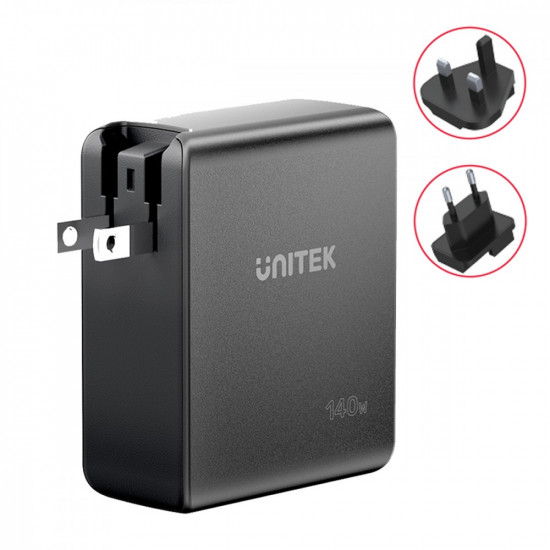 Wall Charger GAN 2x USB-C 1x USB-A 140W