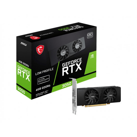 Graphics card GeForce RTX 3050 LP 6G OC 6GB GDDR6 96bit DP/2HDMI