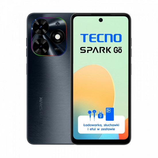 TECNO SPARK GO 2024 BG6 64+4 Gravity Black