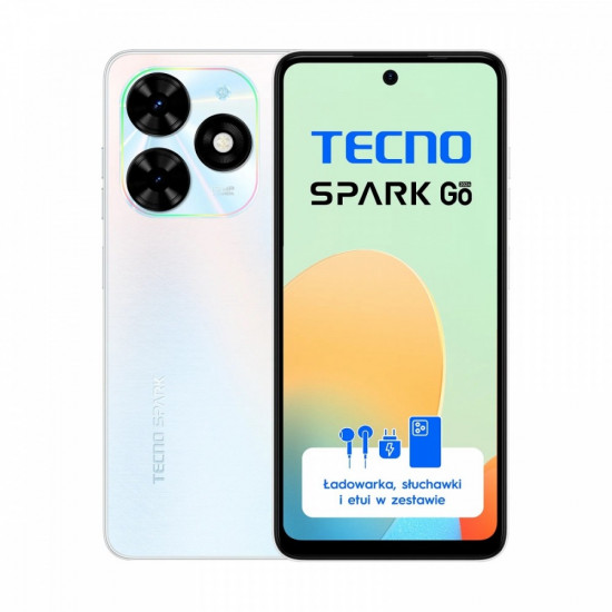 TECNO SPARK GO 2024 BG6 64+4 Mystery White