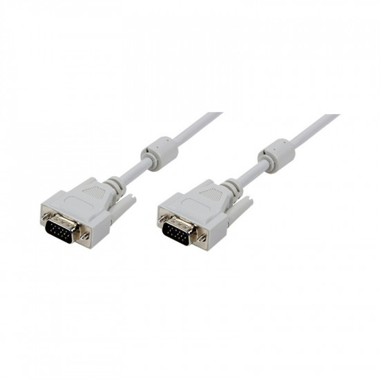 Cable Data VGA 3m 2xferryt, gray