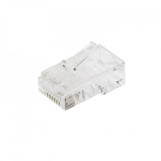 RJ45 modular plug 8P8C unshielded, for flat cable