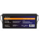 LiFePO4 battery 25.6V, 100Ah, 2560Wh,BM