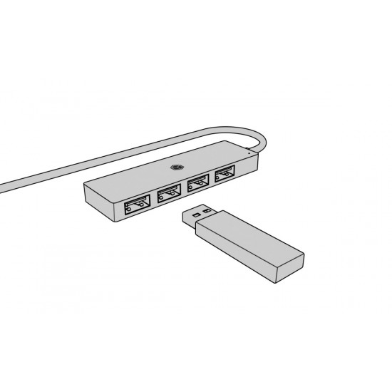 ICY BOX IB-HUB1424-C3 4-Port USB TYPE-A