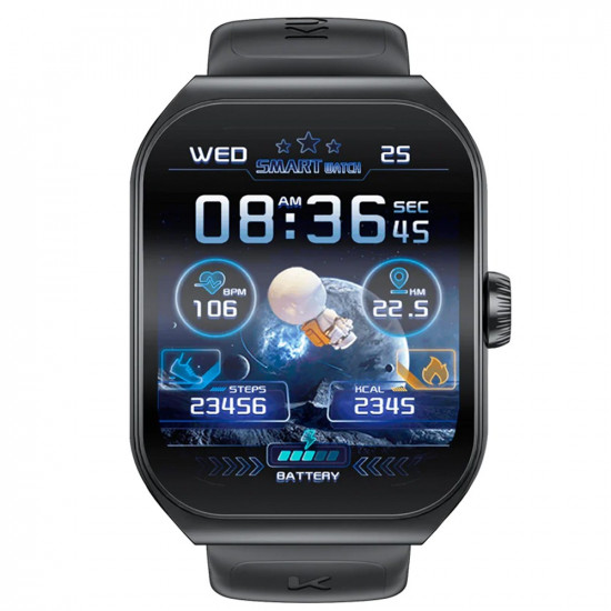 Smartwatch KU7 1.96 inches 250 mAh black