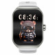 Smartwatch KU7 1.96 inches 250 mAh silver