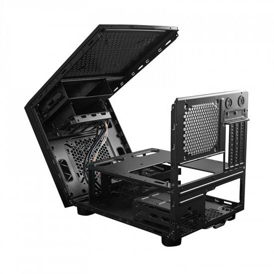 CI-02B-OP mATX Cube Mesh Series Black