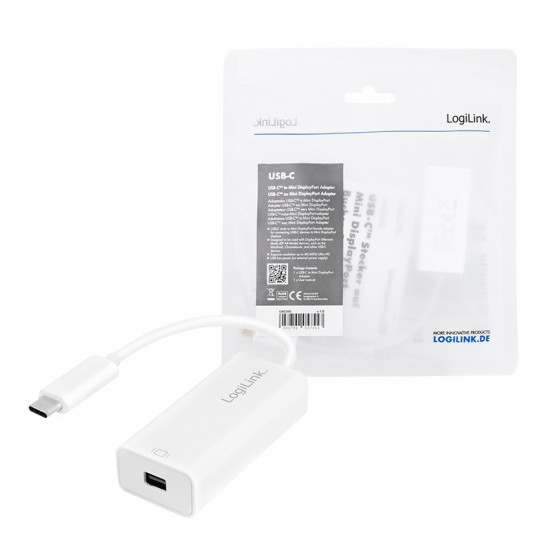 USB-C to mini display port adapter, 4K/60Hz