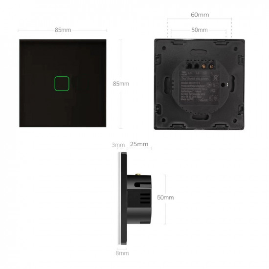 Touch light switch MCE713B