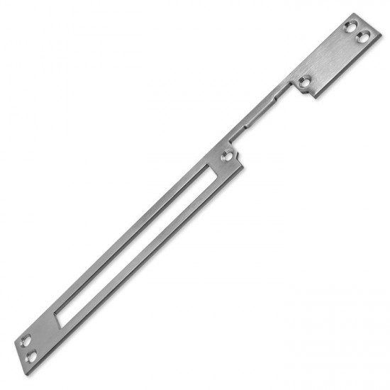 Double-sided straight plate for electric door