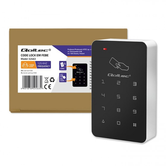 Code lock FEBE with RFID reader,code,card,key fo