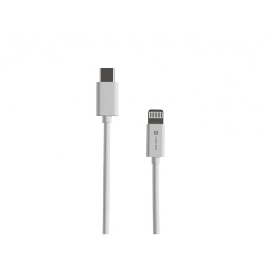 LIGHTNING(M)- USB-C(M) CABLE 1M WHITE MFI prat