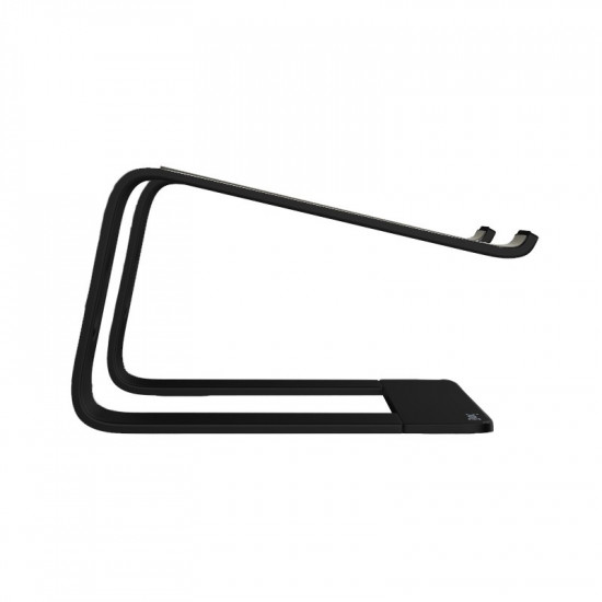 Aluminium laptop stand black