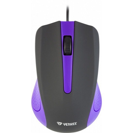 USB wired mouse, 3 buttons, rubberized surface