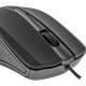 USB wired mouse, 3 buttons, rubberized surface, 1000DPI