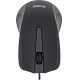 USB wired mouse, 3 buttons, rubberized surface, 1000DPI