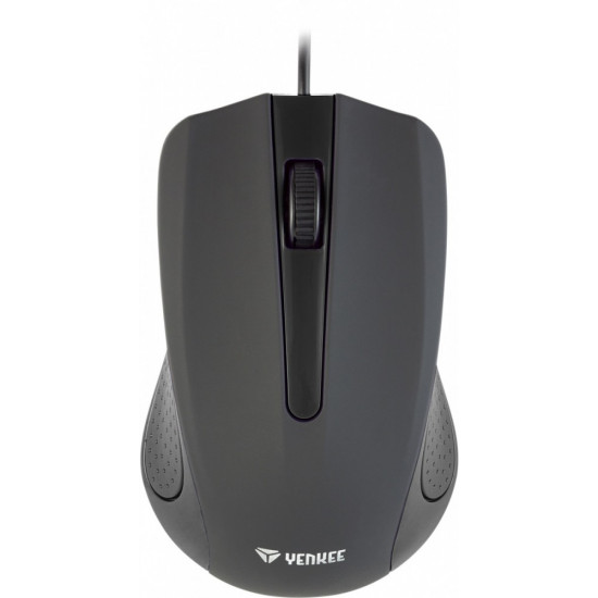 USB wired mouse, 3 buttons, rubberized surface, 1000DPI