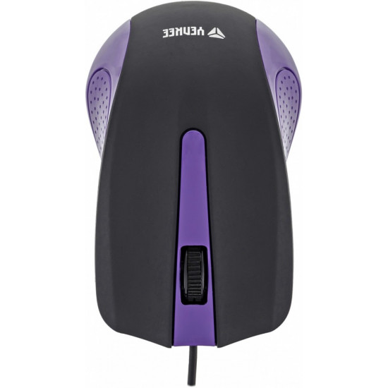 USB wired mouse, 3 buttons, rubberized surface