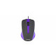 USB wired mouse, 3 buttons, rubberized surface