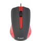 USB wired mouse, 3 buttons, rubberized surface