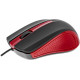 USB wired mouse, 3 buttons, rubberized surface