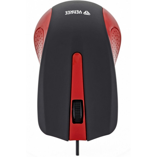 USB wired mouse, 3 buttons, rubberized surface