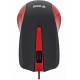 USB wired mouse, 3 buttons, rubberized surface