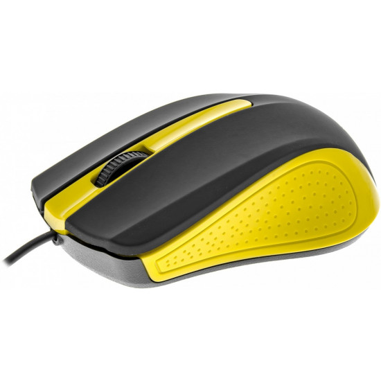 USB wired mouse, 3 buttons, rubberized surface