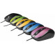 USB wired mouse, 4 buttons, optical, symmetrical, Blue