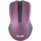 2.4GHz optical symmetrical wireless mouse, 3 buttons, Purple