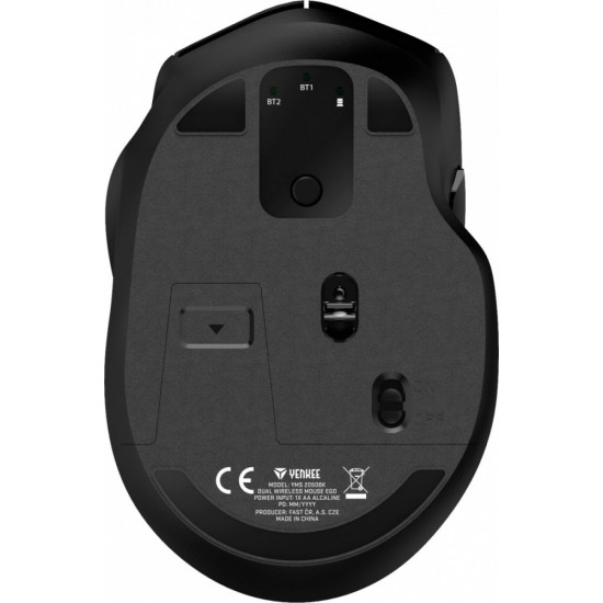 Wireless mouse YMS 2050BK EGO Optic 1600DPI DUAL WL+B