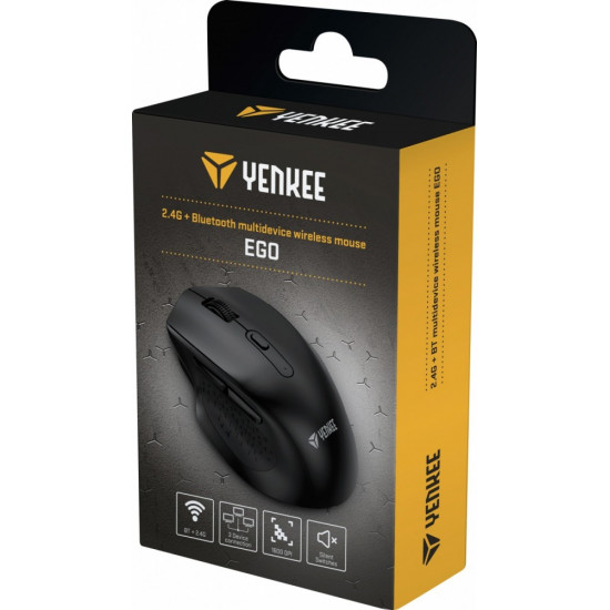 Wireless mouse YMS 2050BK EGO Optic 1600DPI DUAL WL+B