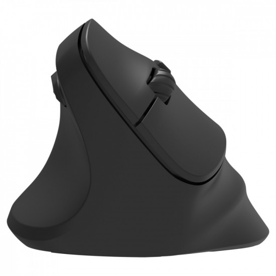 Ergonomic left-handed wireless mouse, Dual WL+BT battery