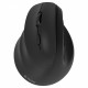 Ergonomic left-handed wireless mouse, Dual WL+BT battery