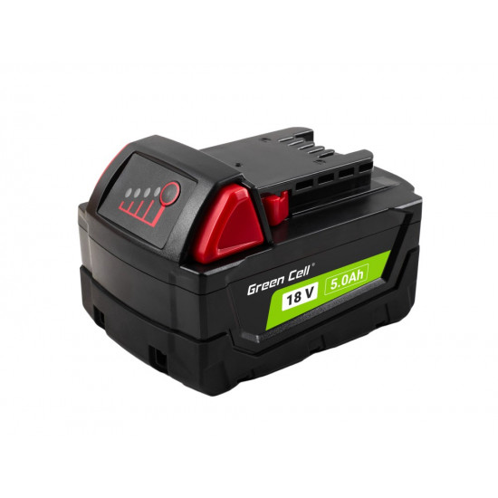 Battery for Milwaukee M18 18V 5Ah replacement M18 B5 4932430483