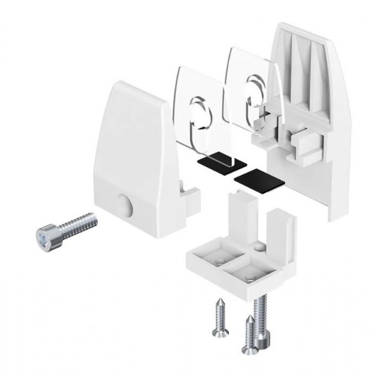 Desk clamp set NS-CLMP40WHITE