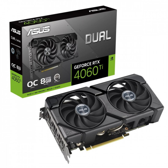 Graphics card GeForce RTX 4060 Ti DUAL OC 8GB EVO GDDR6 128bit 3DP