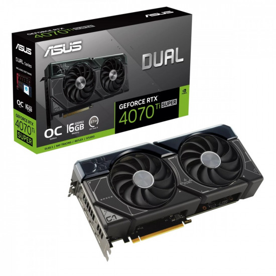 Graphics card GeForce RTX 4070 TI SUPER 16G DUAL OC GDDRX6 256bit