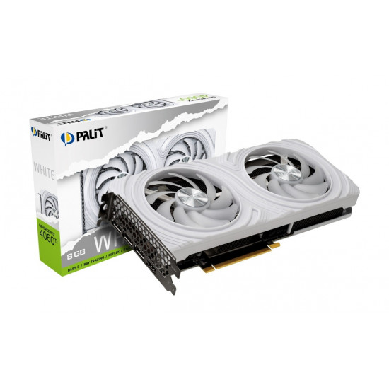 Graphics card GeForce RTX 4060 Ti 8GB GDDR6 128bit 3DP white