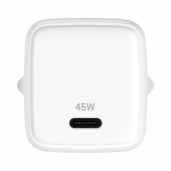 USB C 45W 3A Power delivery 3.0 QC3.0 network charger, White