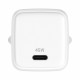 USB C 45W 3A Power delivery 3.0 QC3.0 network charger, White