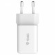 USB C 45W 3A Power delivery 3.0 QC3.0 network charger, White