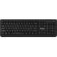 Wireless keyboard with LED backlight, rechargeable battery